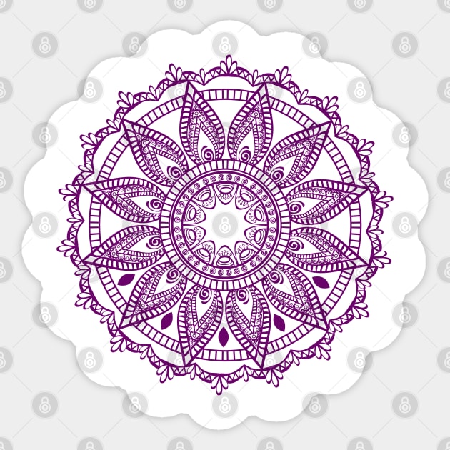 Mandala symbol art Sticker by Relaxing Positive Vibe